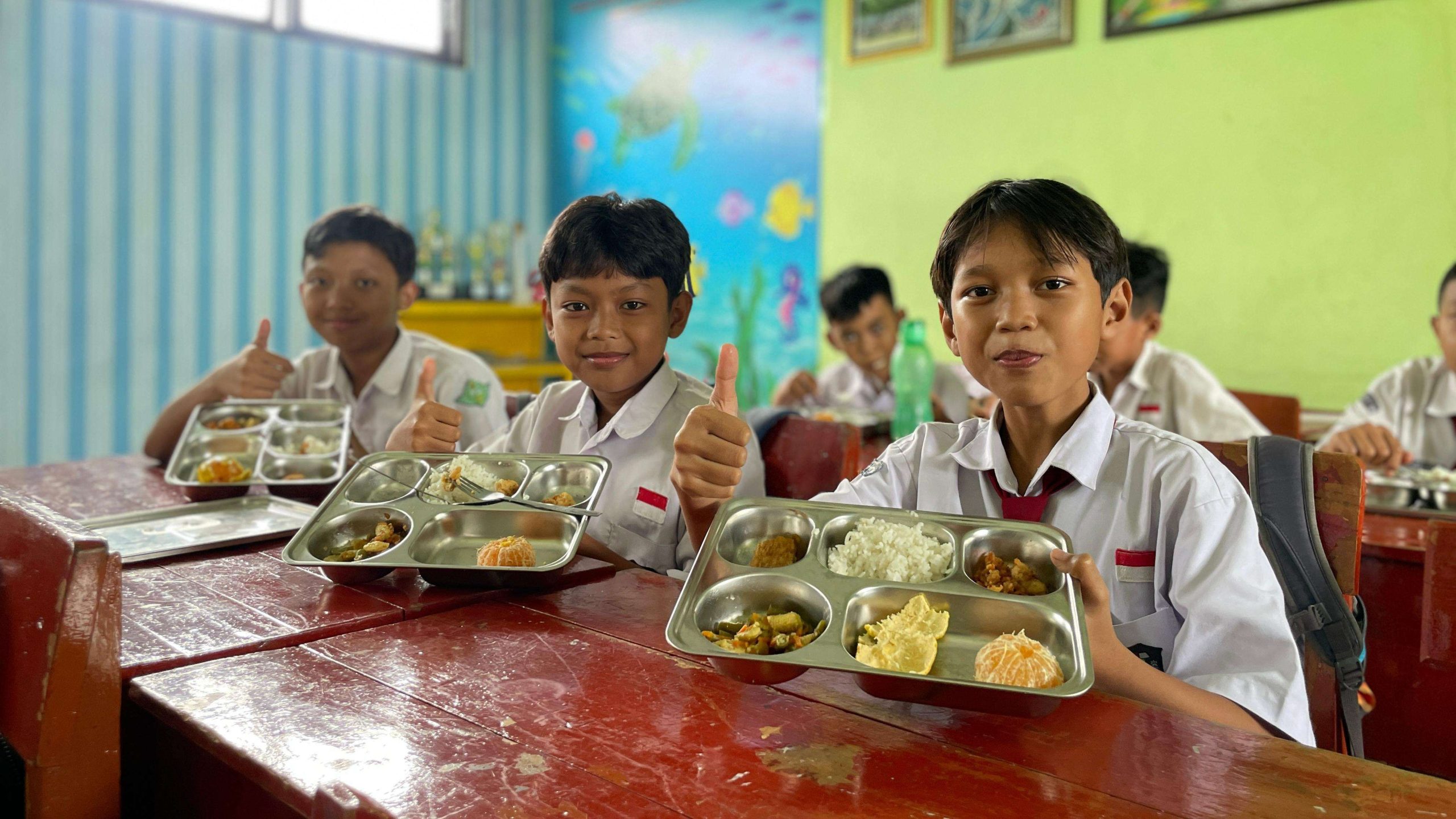 standar makanan gratis sekolah