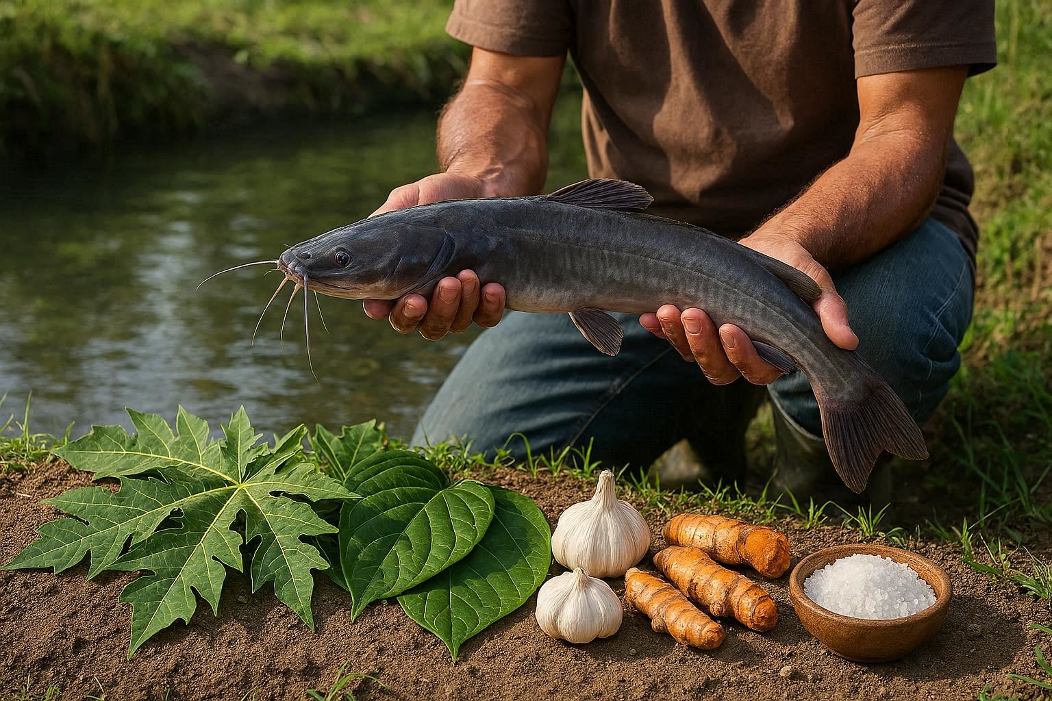 pengobatan lele jamuran tradisional
